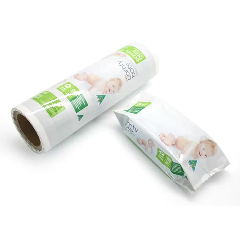 Babyservetter Förpackning Plastfilm